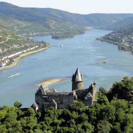 Der Rhein bei Bacharach