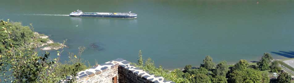 Blick auf den Rhein bei Bacharach