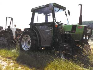 Deutz DX 3.10 F3L912, Baujahr 1985, 46 PS und Lamborghini Raupenschlepper